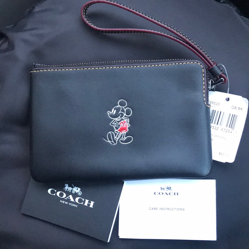 Disney edition Mickey Mouse Coach wallet